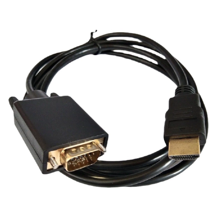 1,8 м HDMI TO VGA адаптер 1080P компьютерный видеокабель HDMI TO VGA с чипом