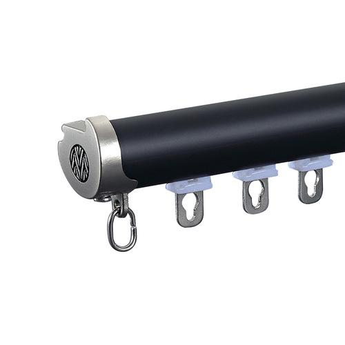 Aluminum alloy Roman rod slide rail integrated rod curtain rod track 90 degree turnable curtain rod slide rail Roman rod