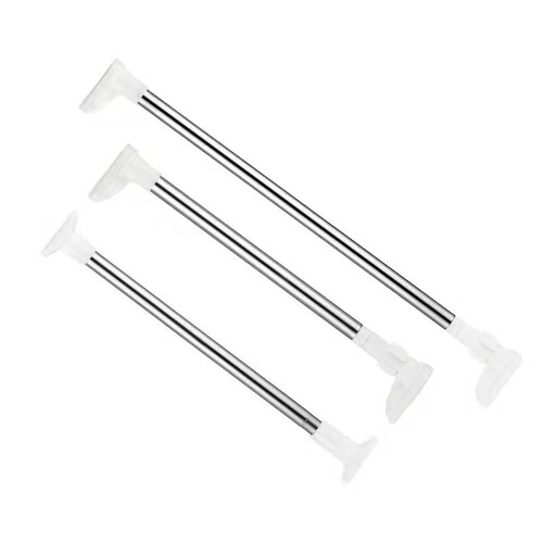 No punching telescopic rod clothes drying rod bathroom hanger bedroom curtain hanging rod shower curtain rod door curtain wardrobe support rod
