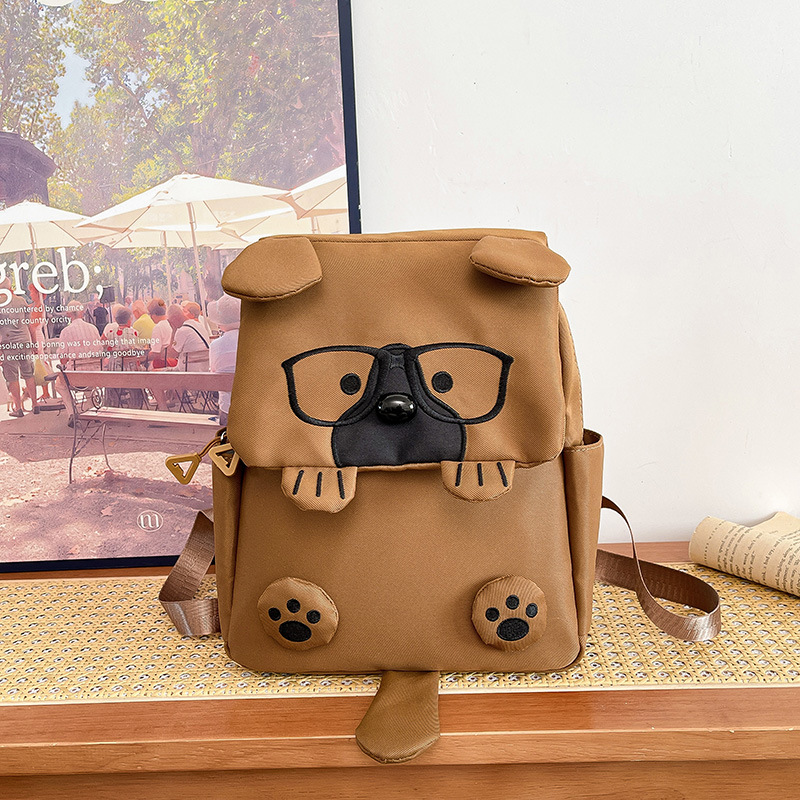 Nuevas mochilas para niños de dibujos animados lindas gafas perros niñas y niñas mochilas para niños de jardín de infantes mochilas de moda