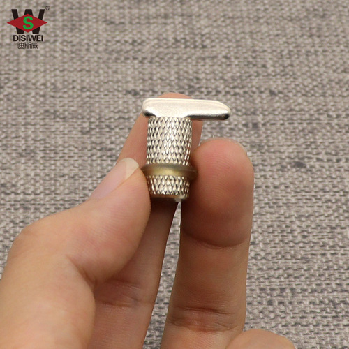 Diswei Furniture center axis shelf support cabinet wooden wardrobe partition connecting plate nail flower tooth rubber ring movable plate support