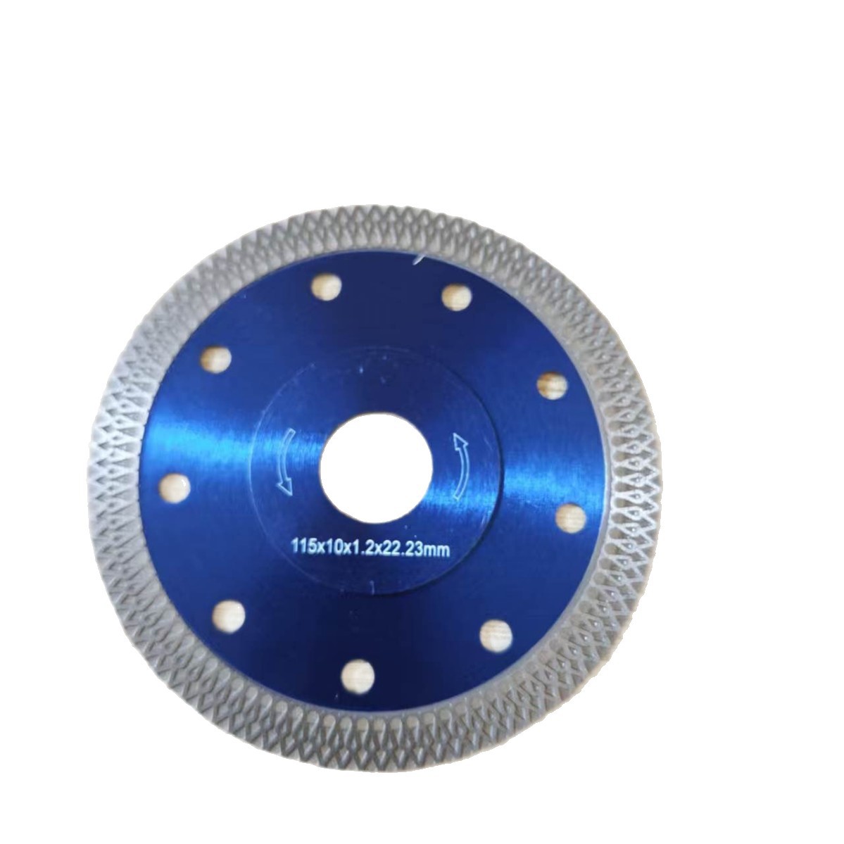 Hoja de sierra de diamante de 115mm con hoja de corte de brida de anillo de refuerzo hoja de sierra de 4,5 pulgadas de malla transfronteriza de exportación