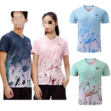 �¿�VICTOR��Ů���ٸ�͸����������ë�����֯T���˶�����T40037