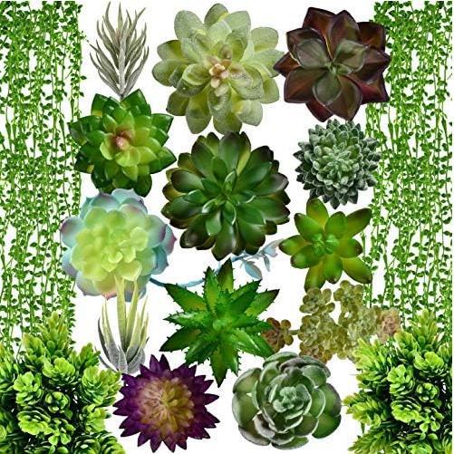 Artificial suculenta 16 traje de Planta artificial micro paisaje retro bonsai planta decoraciones adornos