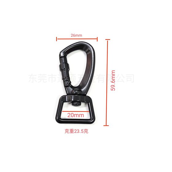 Factory direct supply pet Belt climbing buckle alloy climbing buckle traction rope dog buckle hardware accessories hook