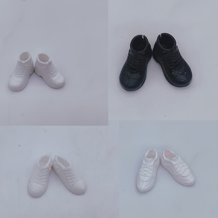 Barbie doll 30cm wearable flat women's soccer shoes, sneakers, girl princess toy doll accessories shoes