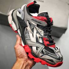 莆田ok纯原25巴黎四代老爹鞋运动厚底男女track2跑步鞋外贸亚马逊