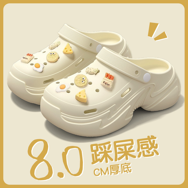 下駄 かわいい 夏専用下駄 レディース 夏 アウター 2025年新作 厚底 滑り止め 防臭 手術室|undefined