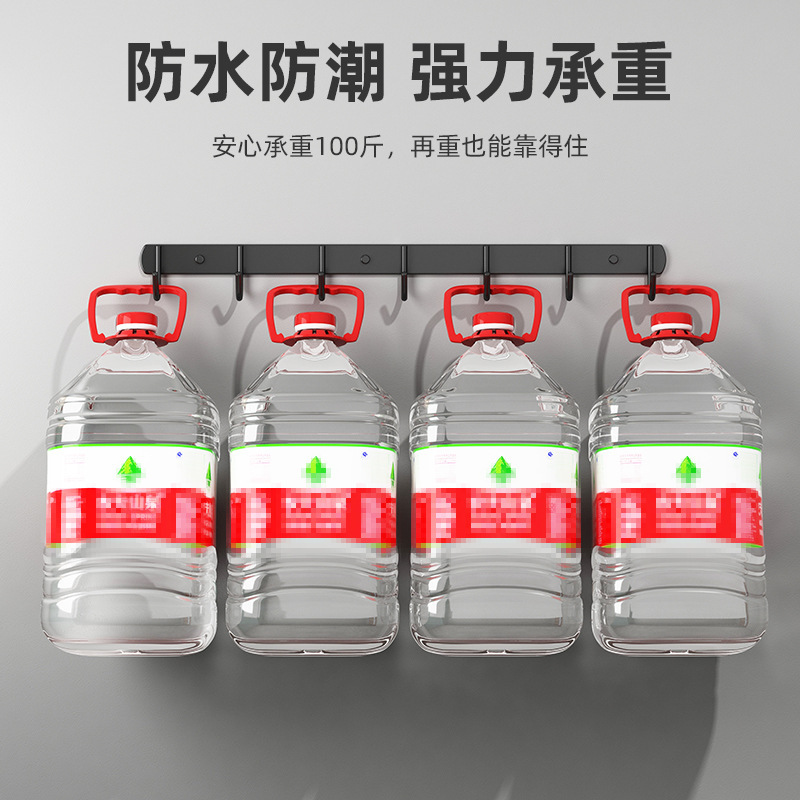 ステンレスフック強力ビスコース穴なしトイレハンガー壁掛け壁フック浴室ドア収納|undefined