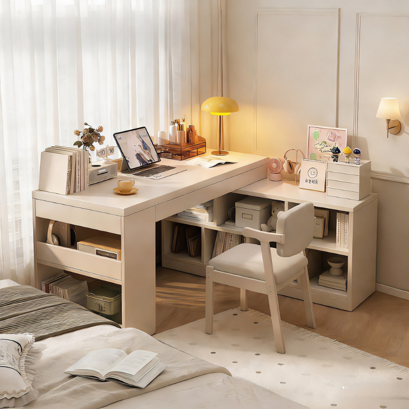 Corner Desk for Adults, Home Writing Desk, Bedroom Vanity Table for Girls, L-Shaped Table, Extendable Corner Computer Desk Corner Desk for Adults, Home Writing Desk, Bedroom Vanity Table for Girls, L-Shaped Table, Extendable Corner Computer Desk