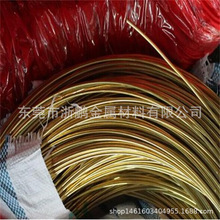 黄铜插头扁线1.2x3.5厂家供应 H65环保黄铜小扁线大扁线可镀锡金