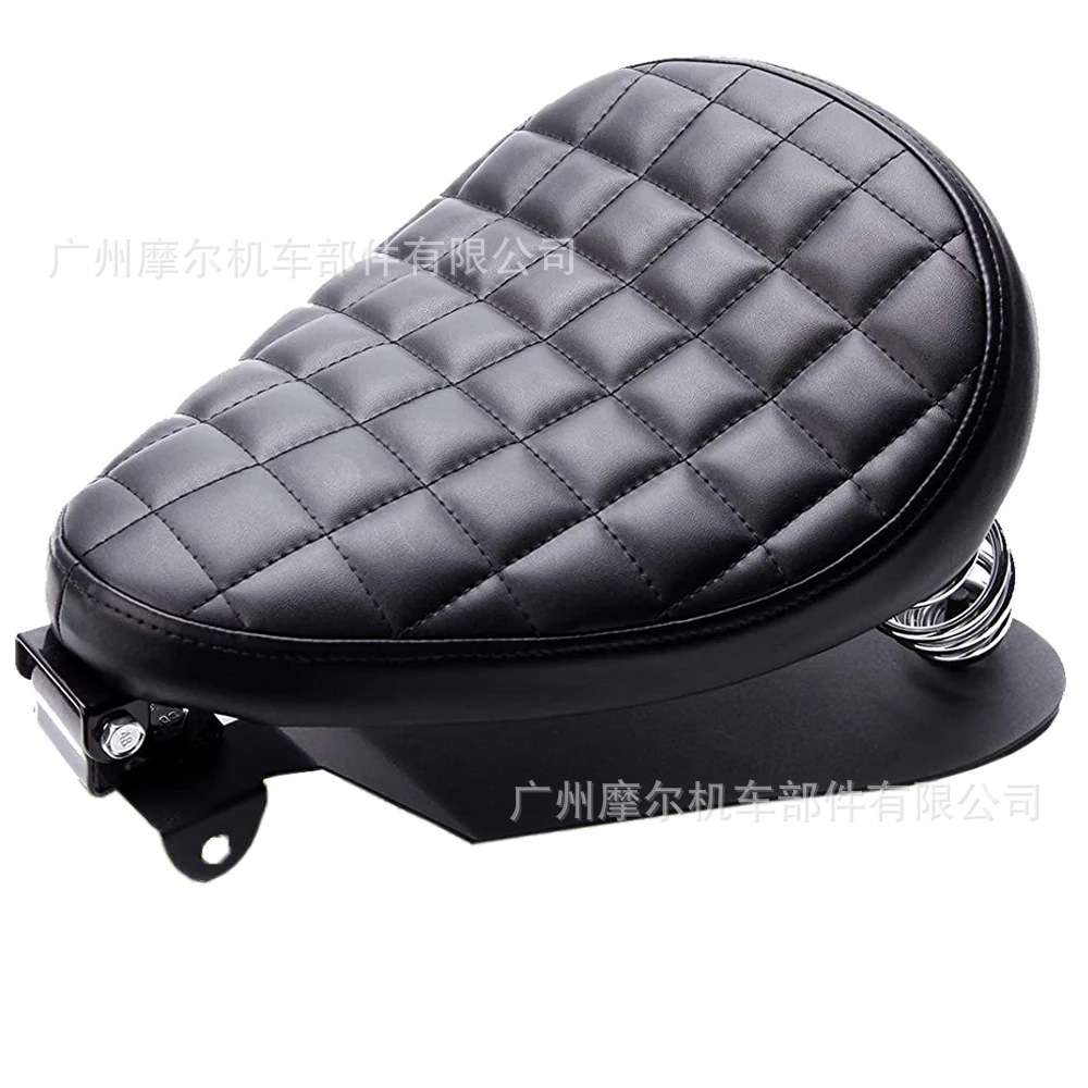 Fashion motorcycle Harley cruise prince car modified retro spring leather seat wholesale single seat cushion leather seat bag