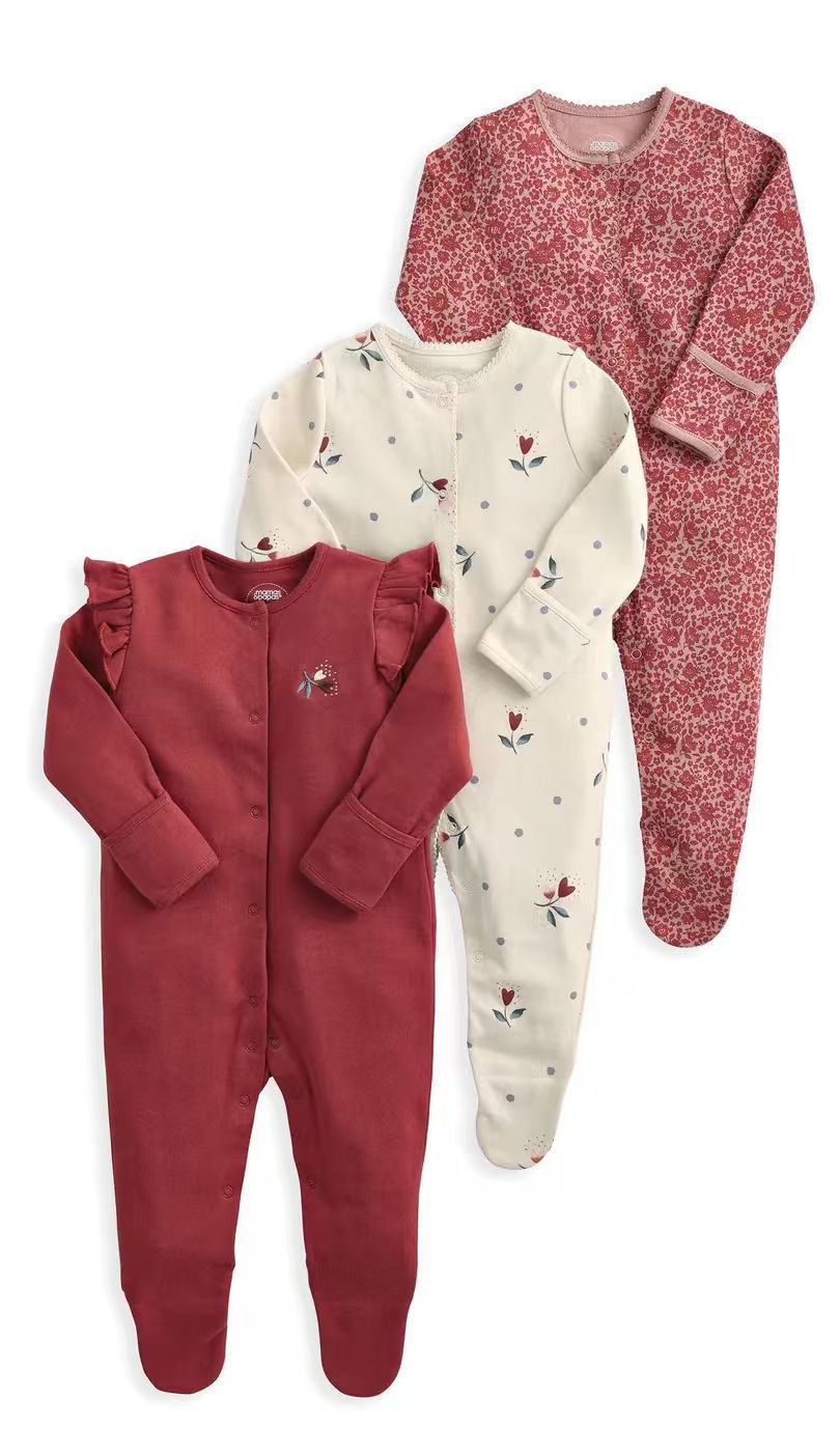 外国貿易の子供服春秋タイプの赤ちゃんのワンピースの長袖は足を包んでパジャマの新入生の赤ちゃんのプレゼントの箱を登ります。