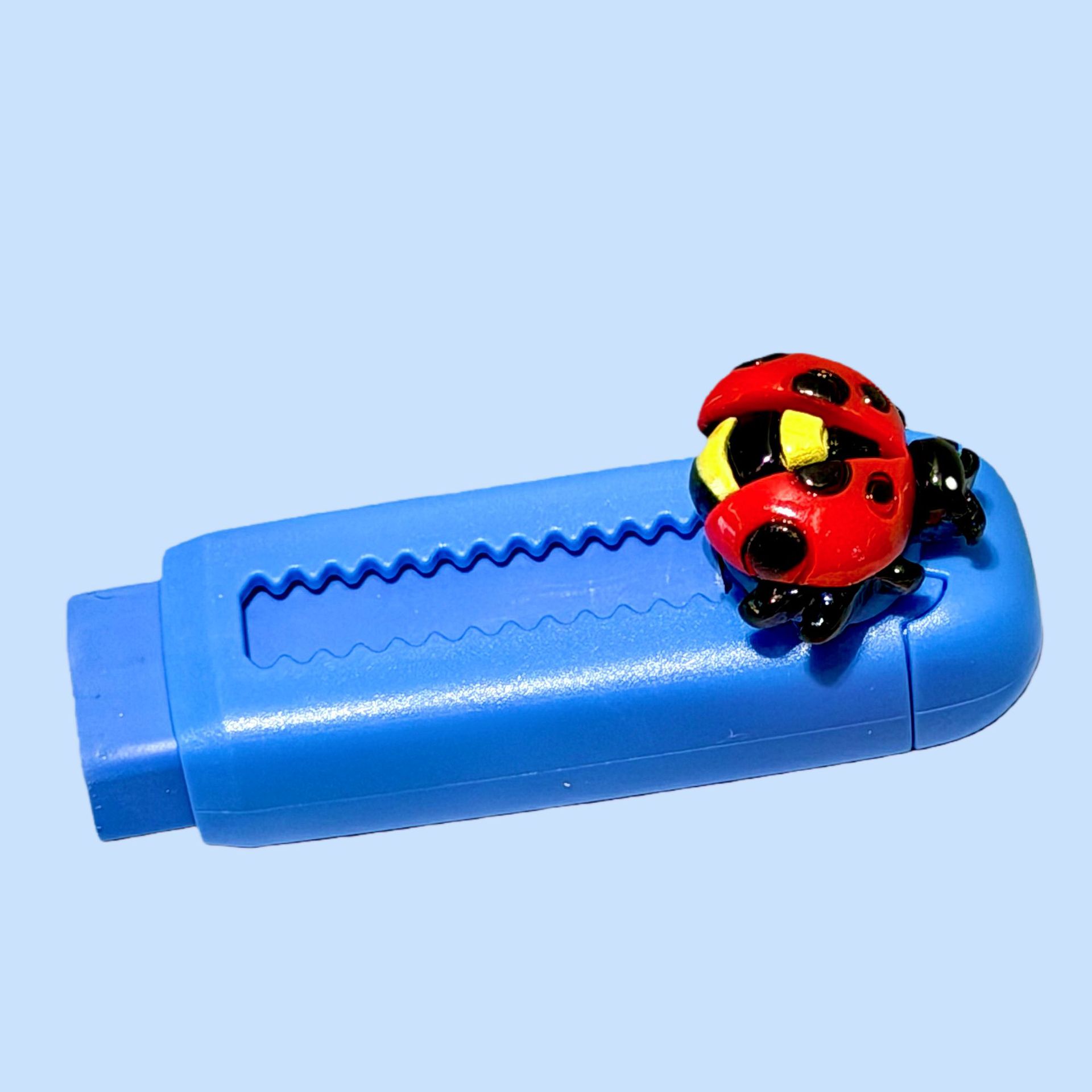 Eraser de insectos creativo resina de dibujos animados colorido lindo animal empuje tirar Eraser estudiantes aprenden papelería