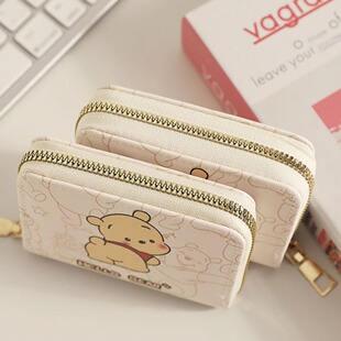 Cute Pacha dog cartoon card holder female personality niche large capacity portable ultra-thin small driving license coin purse