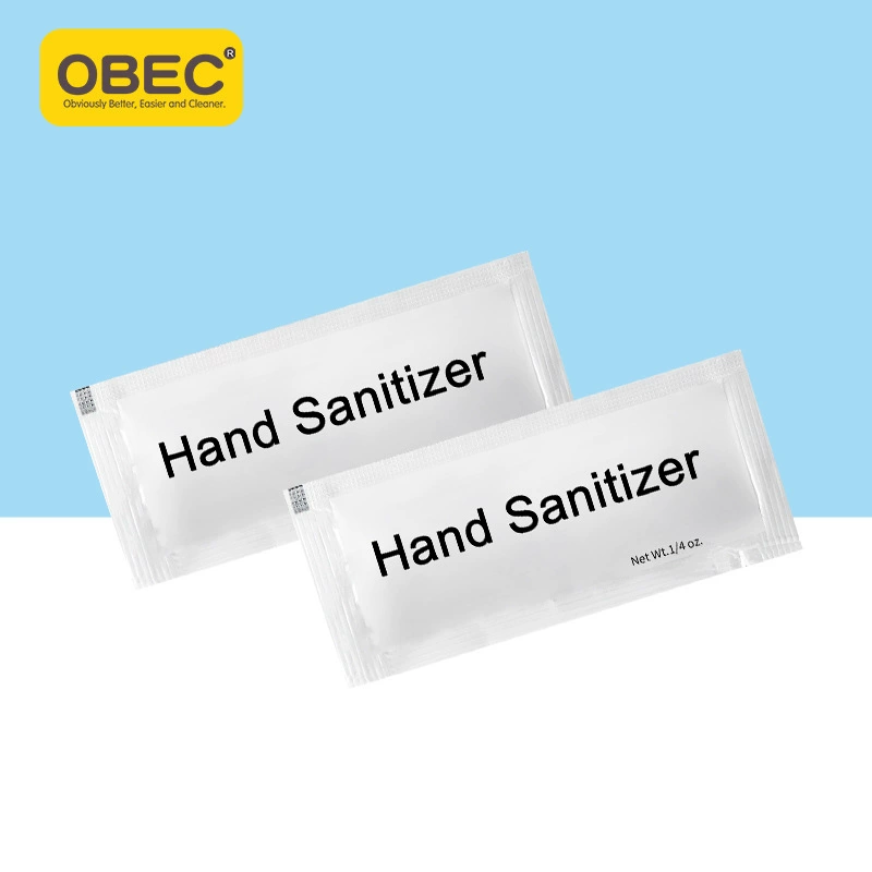 Нейтральный безводный дезинфицирующий гель для рук в маленьких саше, портативное одноразовое средство для очистки рук, экспортируется в Европу и Америку.