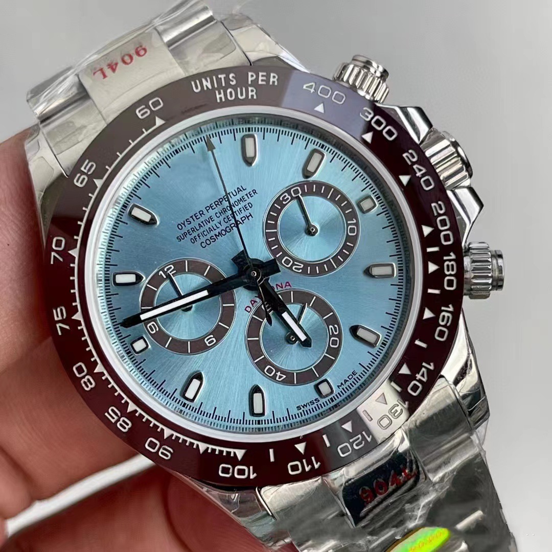 Transfronterizo reloj de comercio electrónico Yu Le Panda yate ditonna hombres multi-funcional sincronización mecánica cinta de acero al por mayor