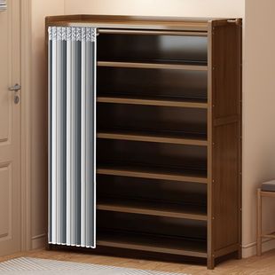 Shoe Rack Multi-Layer Home Luxury Shoe Rack Wall Storage Cabinet Rental Room Shoe Rack Entrance Door Wall Shoe Cabinet