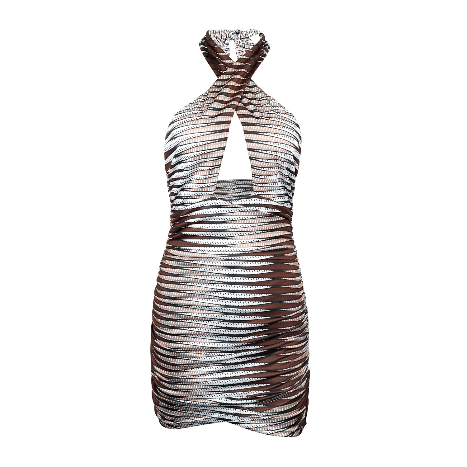 Сексуальное летнее платье без рукавов, юбка, мини-юбка, европейский стиль, (Трансграничная торговля), в обтяжку, с акцентом на бедрах