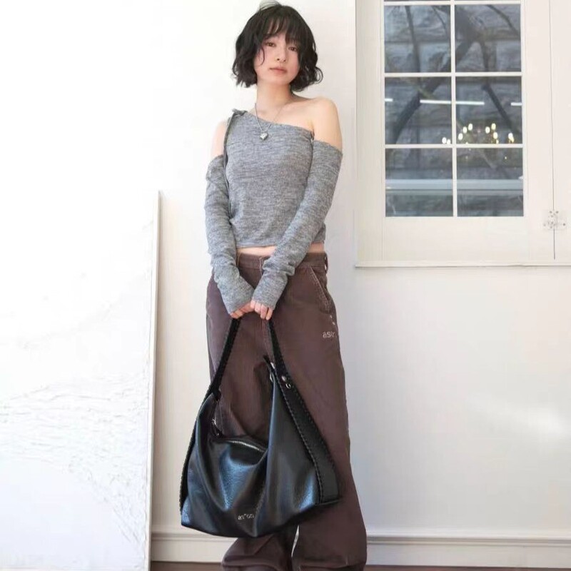 New Korean niche designer Ason, versatile and large-capacity shoulder bag, fashionable tote bag for women New Korean niche designer Ason, versatile and large-capacity shoulder bag, fashionable tote bag for women