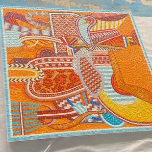 Colorful Geometric Dream Colorful Mosaic Tiles Multi-Colorful Assembled Mosaic Decorative Painting Background Wall Style Painting Glass