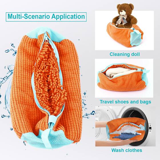 2025 New Lazy Cross-border Shoe Brush Bag Washing Machine Special Shoe Washing Bag Anti-deformation Home Machine Washing Shoe Cover