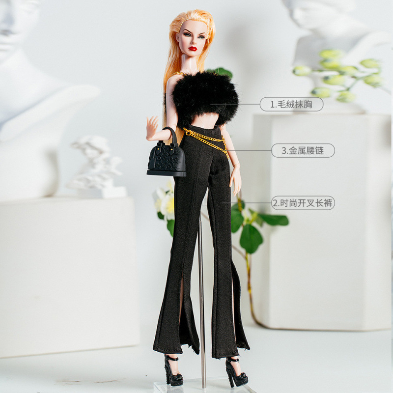现货新款仙仙超模娃玩具娃衣换装礼服黑色浪漫系列高品质欧美外贸|undefined