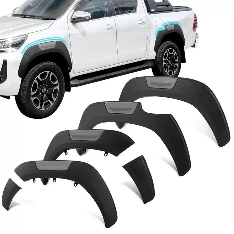 适用于海拉克斯REVO 2016-2024款HILUX前轮眉前轮罩前轮眉装饰条|undefined