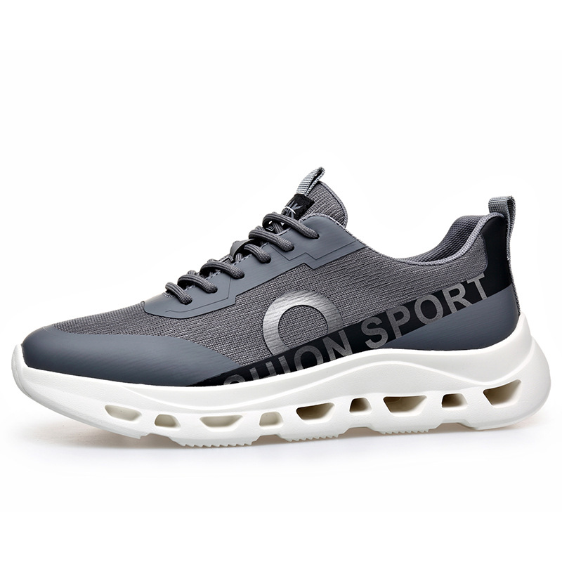 Men's Summer Mesh Breathable Casual Shoes Stylish Versatile Thick Soled Height Increasing Sports Sneakers_voghion.com
