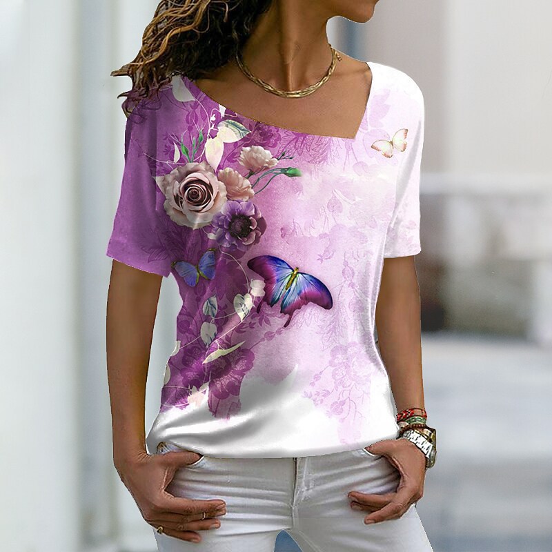 Floral T-shirt 4