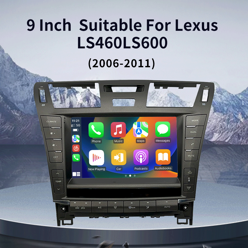 Suitable for Lexus Rx Ls460 Ls600 Car Central Control Screen Android Carplay Bluetooth Navigation Reversing