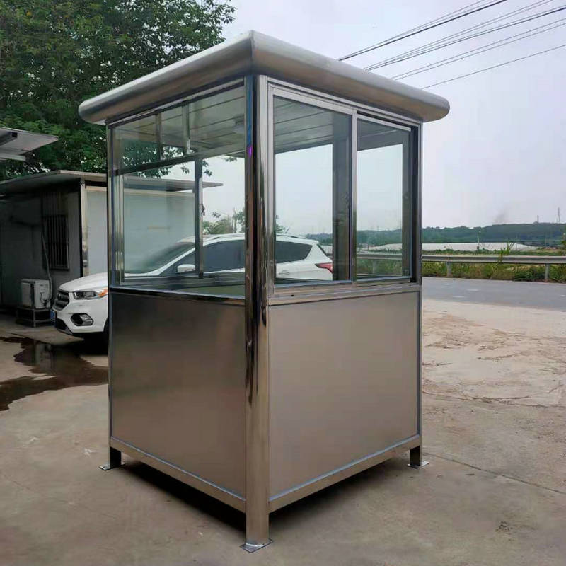 Residential quarters Property On duty Sentry box Foshan Sentry box Manufactor Direct selling Stainless steel Sentry box Parking lot Toll booths