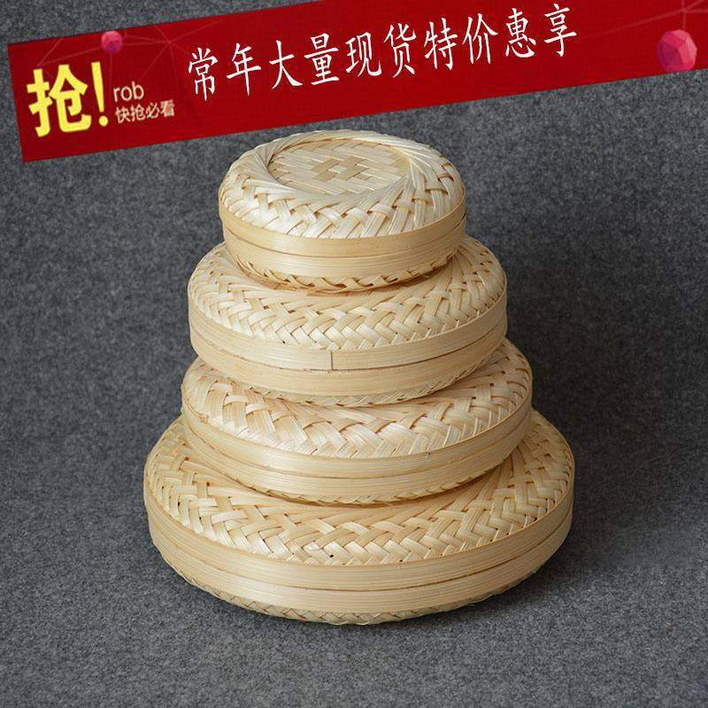 工厂批发 竹编通用357克七子饼茶叶罐普洱茶包装礼品盒存茶框醒茶
