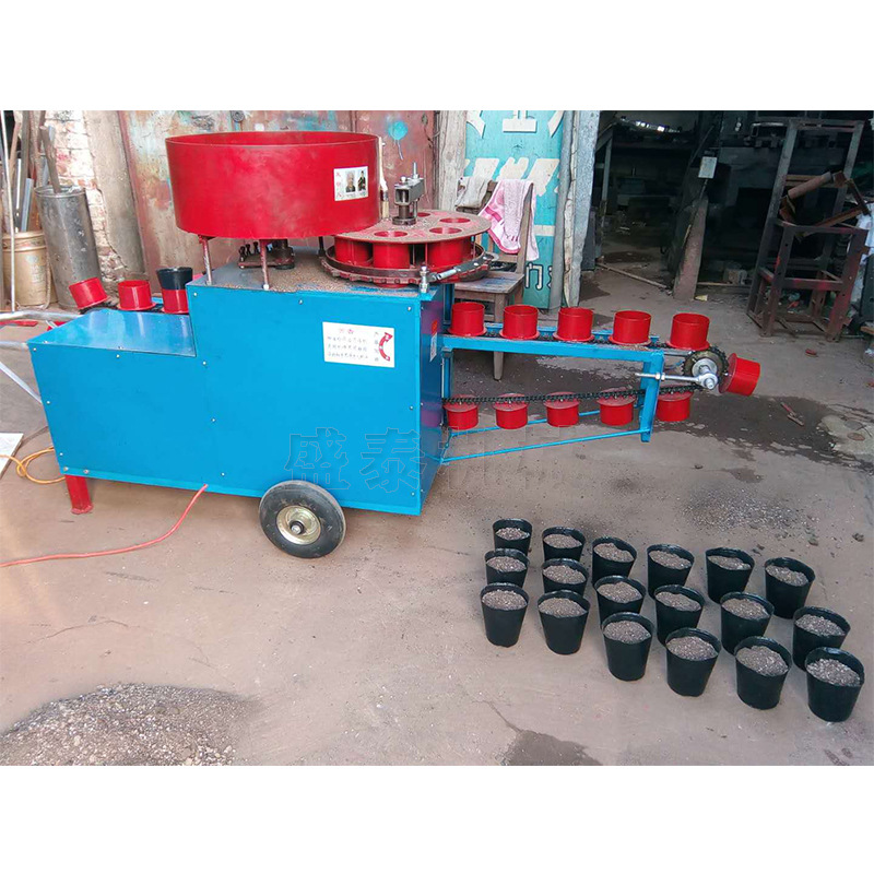 花卉制钵装袋营养土装钵机 营养土分装机 花卉装土机