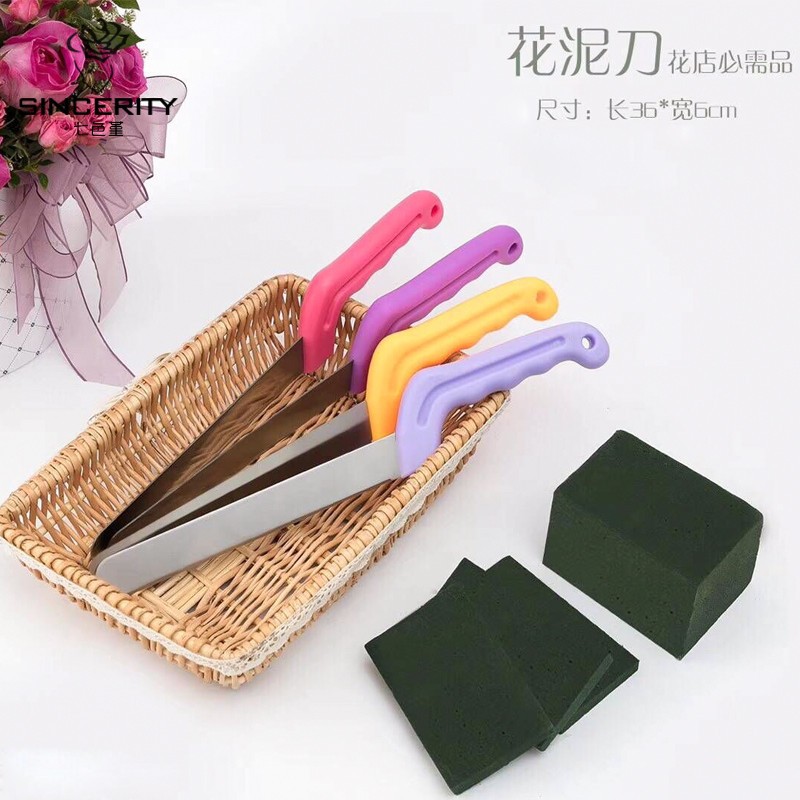 Alma de siete colores Orsace, barro de flores, barro de flores, bloque de barro de flores, arreglo de flores, ramo de barro, base de embalaje, material floral