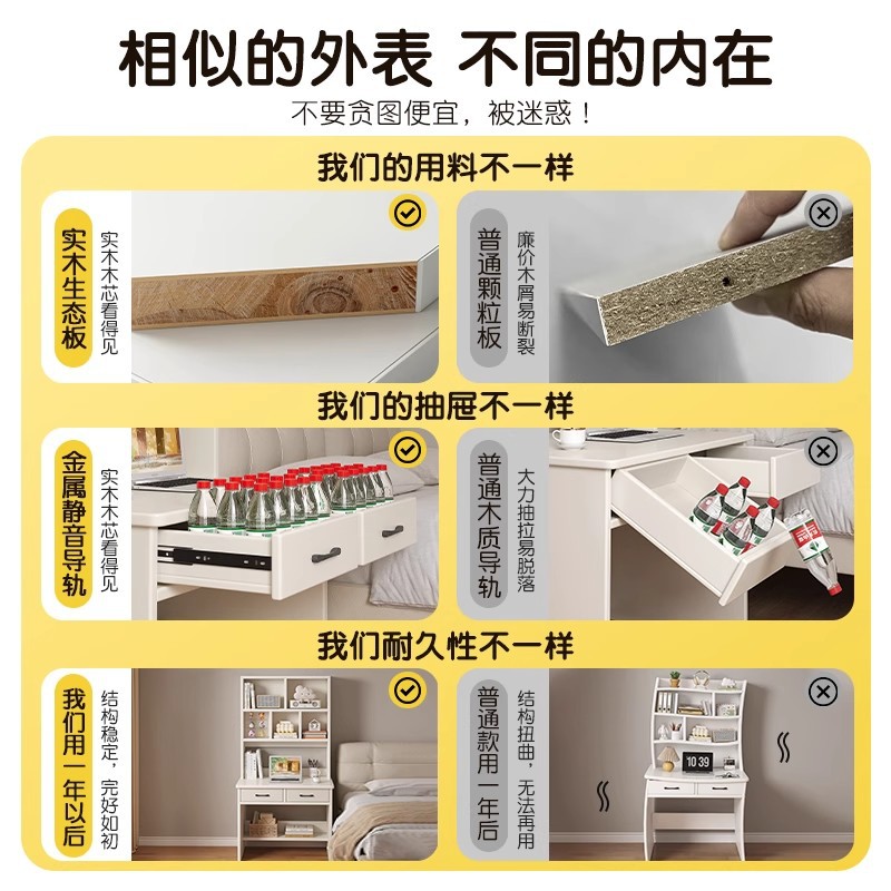 Escritorio de madera sólida escritorio de escritorio escritorio de escritorio dormitorio para estudiantes adultos aprender a escribir