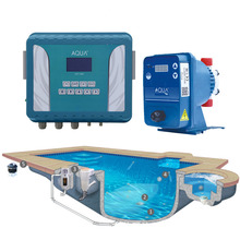 AQUA愛克水質檢測儀/計量投葯泵泳池工程設備泳池消毒系統