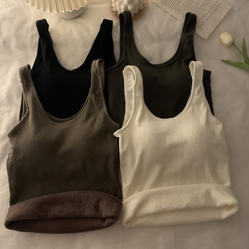 Plush Primer Waistcoat Sternum new pattern thickening Terry keep warm Sling Internal lap Autumn and winter have more cash than can be accounted for jacket