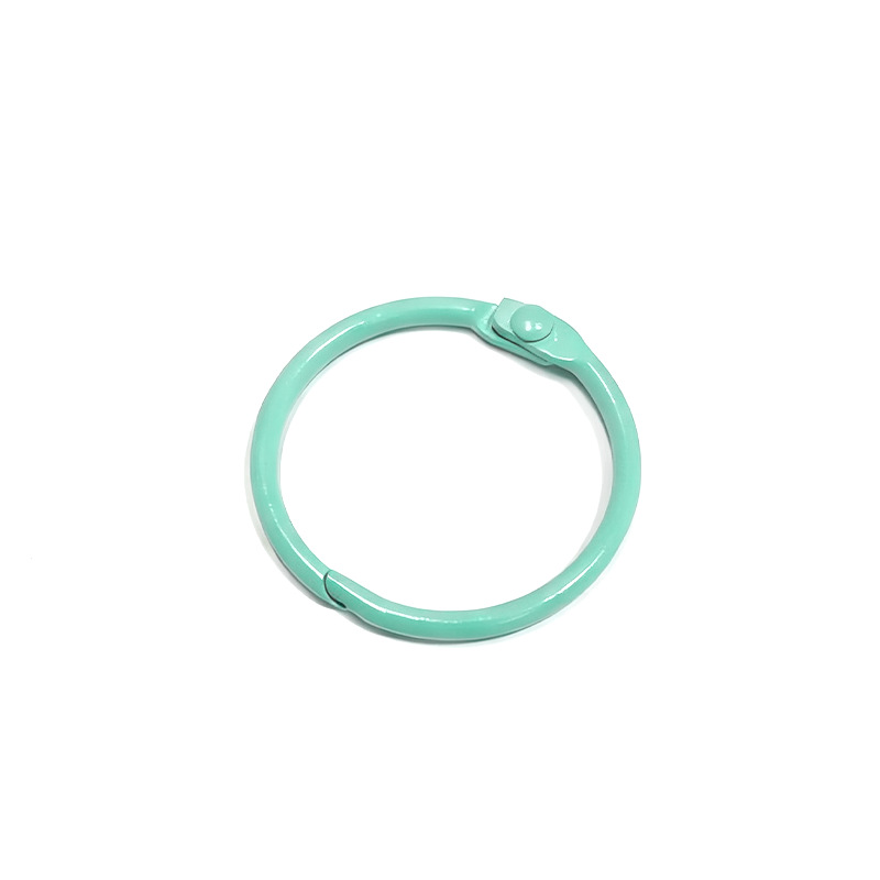 Color macarón 30mm color laqueado anillo de encuadernación anillo de encuadernación calendario de escritorio anillo de encuadernación DIY