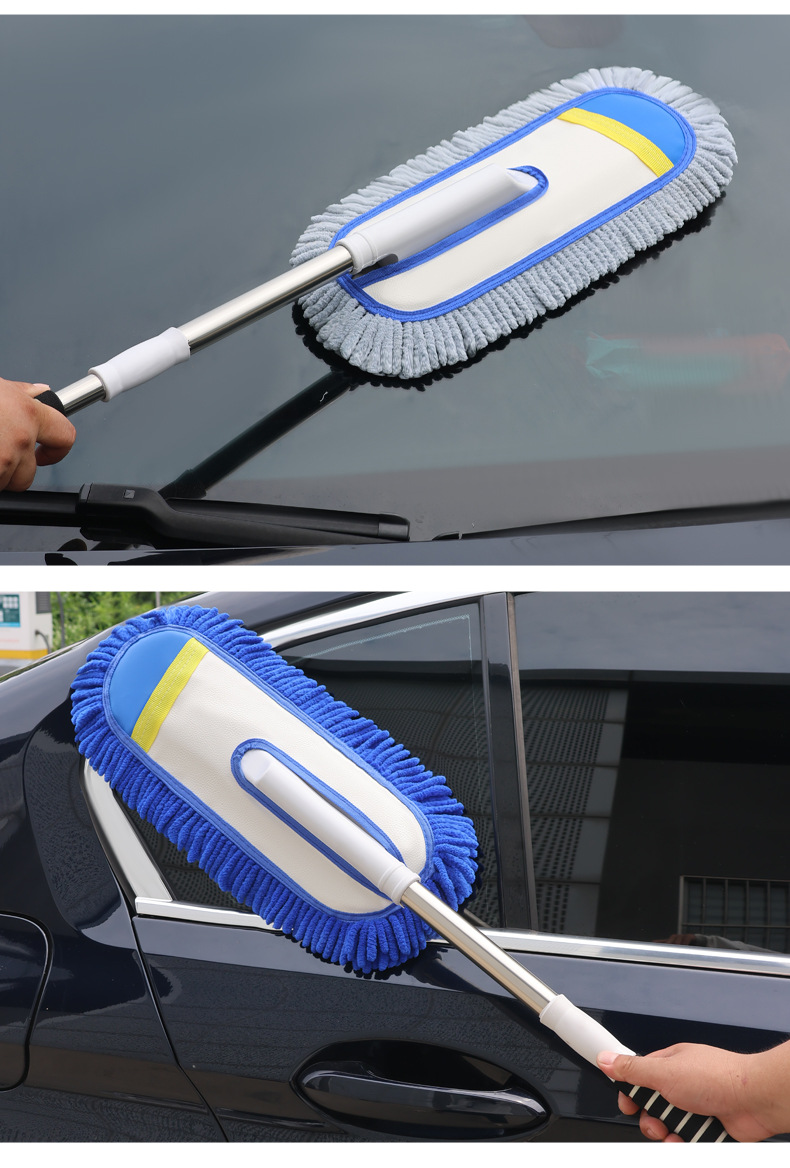Car Wash Mop Does Not Damage Car Paint, Special Car Wiping Tool, Car Cleaning Tool, Telescopic Brush, Car Brush Duster