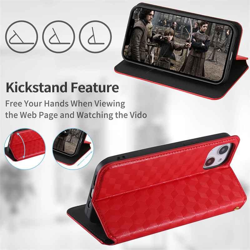 Huawei Nova Y72 Case With Card Slot Protective Leather Cover_voghion.com