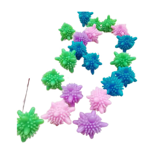Solid laundry ball, decontamination and anti-tangle washing ball, cleaning ball, washing machine ball care ball