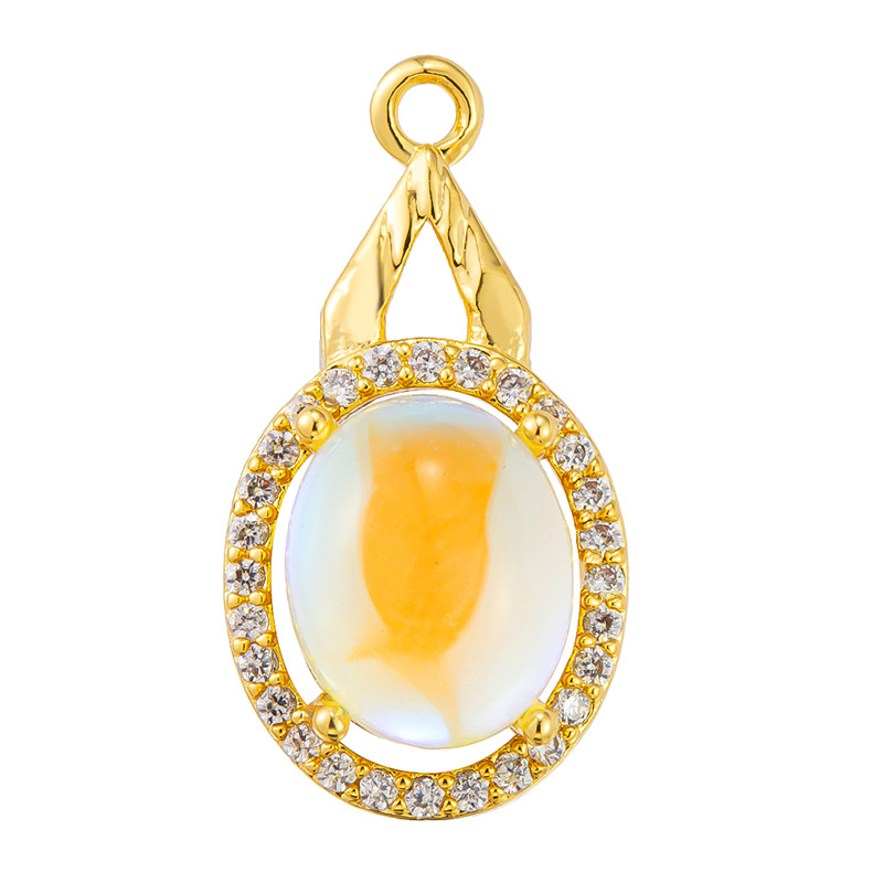 Douyin Venta caliente Colgante de microincrustaciones de cobre chapado al por mayor Cientos de colgantes de cobre opcionales a su gusto, fábrica de origen al por mayor sin cadena