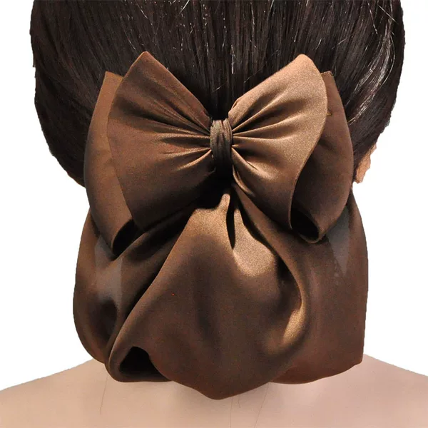 Factory direct lotus leaf cloth pocket hair net hair clip hair band stewardess Hotel bank nurse hair professional hair accessories headdress