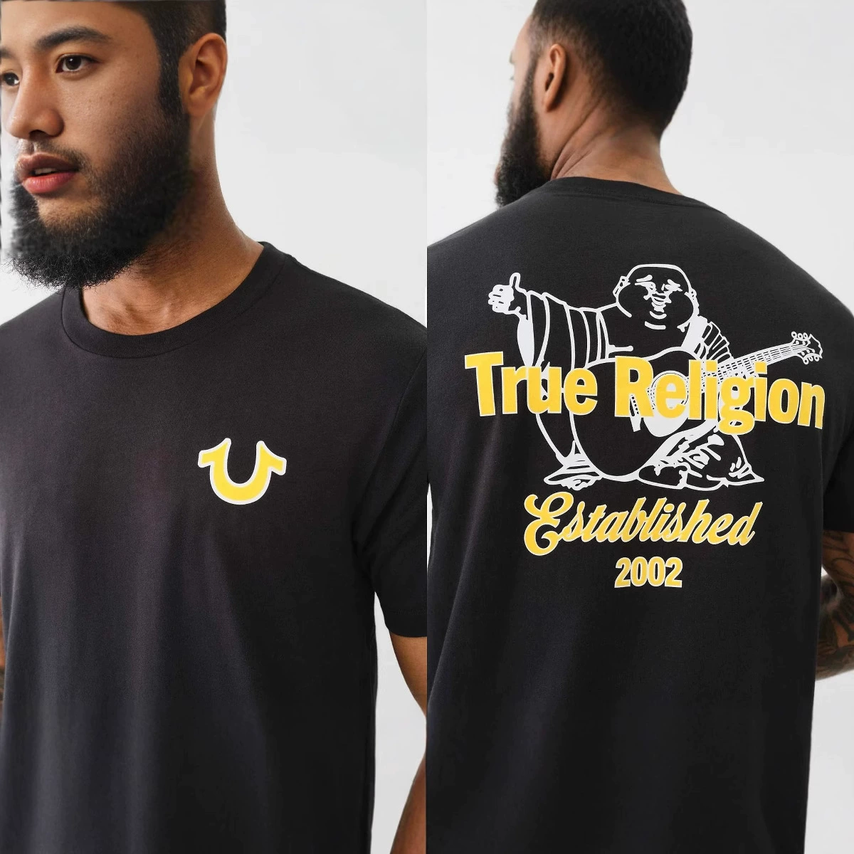 Футболка True Religion женская, короткие рукава, мужская винтажная повседневная