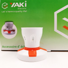 塑料灯座B22 卡口灯座E27螺口灯座 斜口灯头0206双用组合胶木灯头