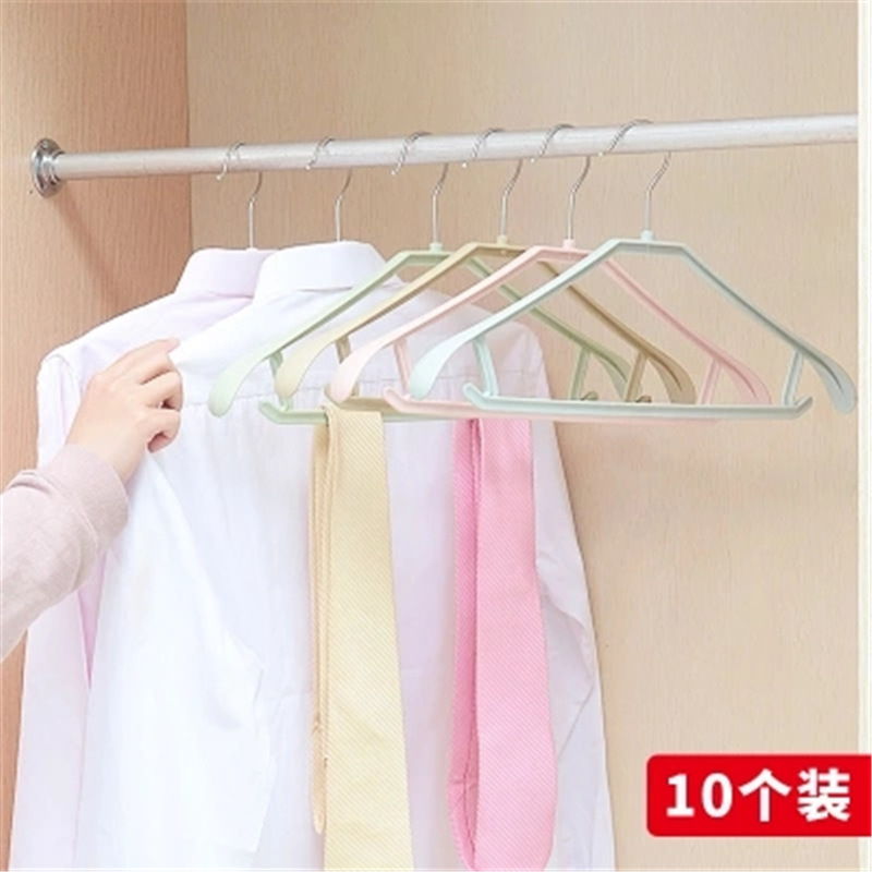 Negrita plástico ancho-hombro percha seco y húmedo de doble uso de secado perchas armario perchas ropa colgando al por mayor