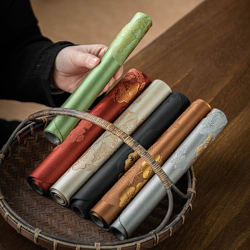 Yunsong brocade tea cloth Zen tea tablecloth tea mat Japanese tea ceremony tea mat small tea mat cotton and linen tea mat tea tray mat