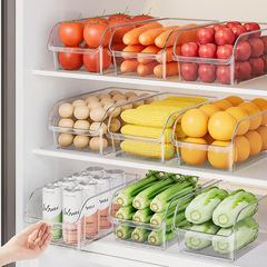 タッパータッパー水切り可透明プラスチック食品卵キッチン収納専用食品グレード冷蔵庫収納ケース引き出し