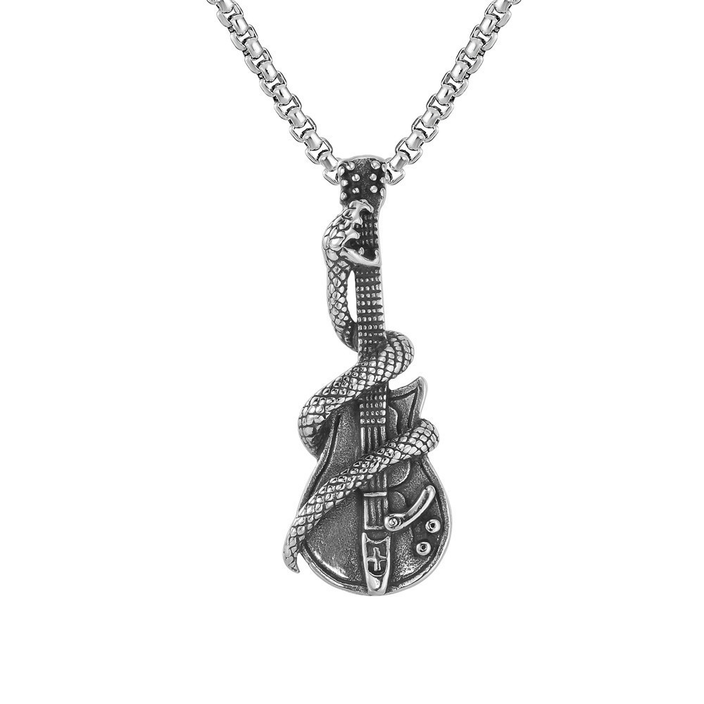 Guitar stainless steel hip-hop style